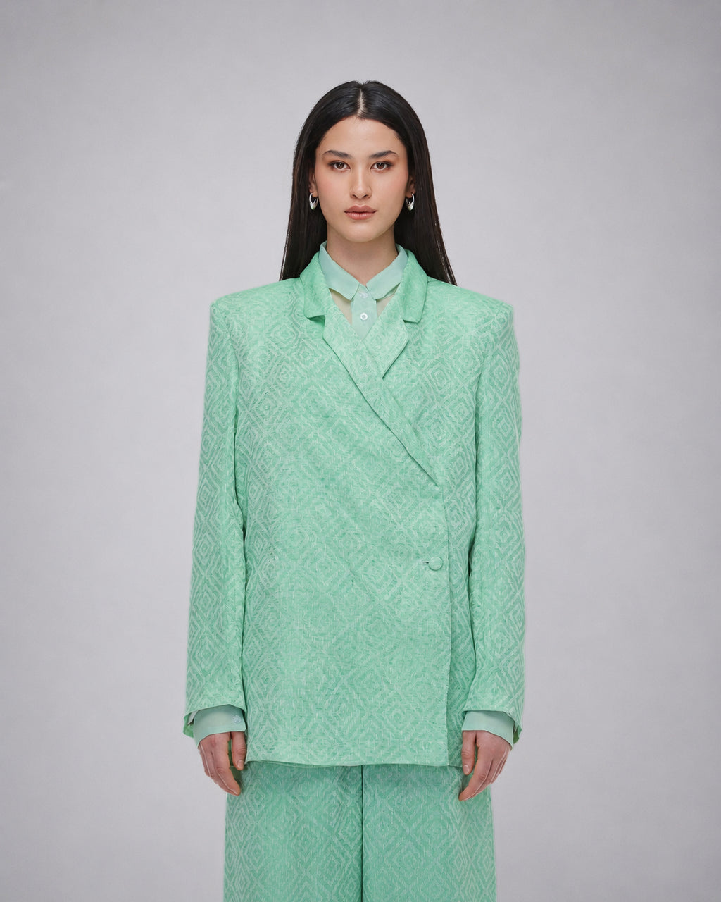Mint Architectural Suit Set