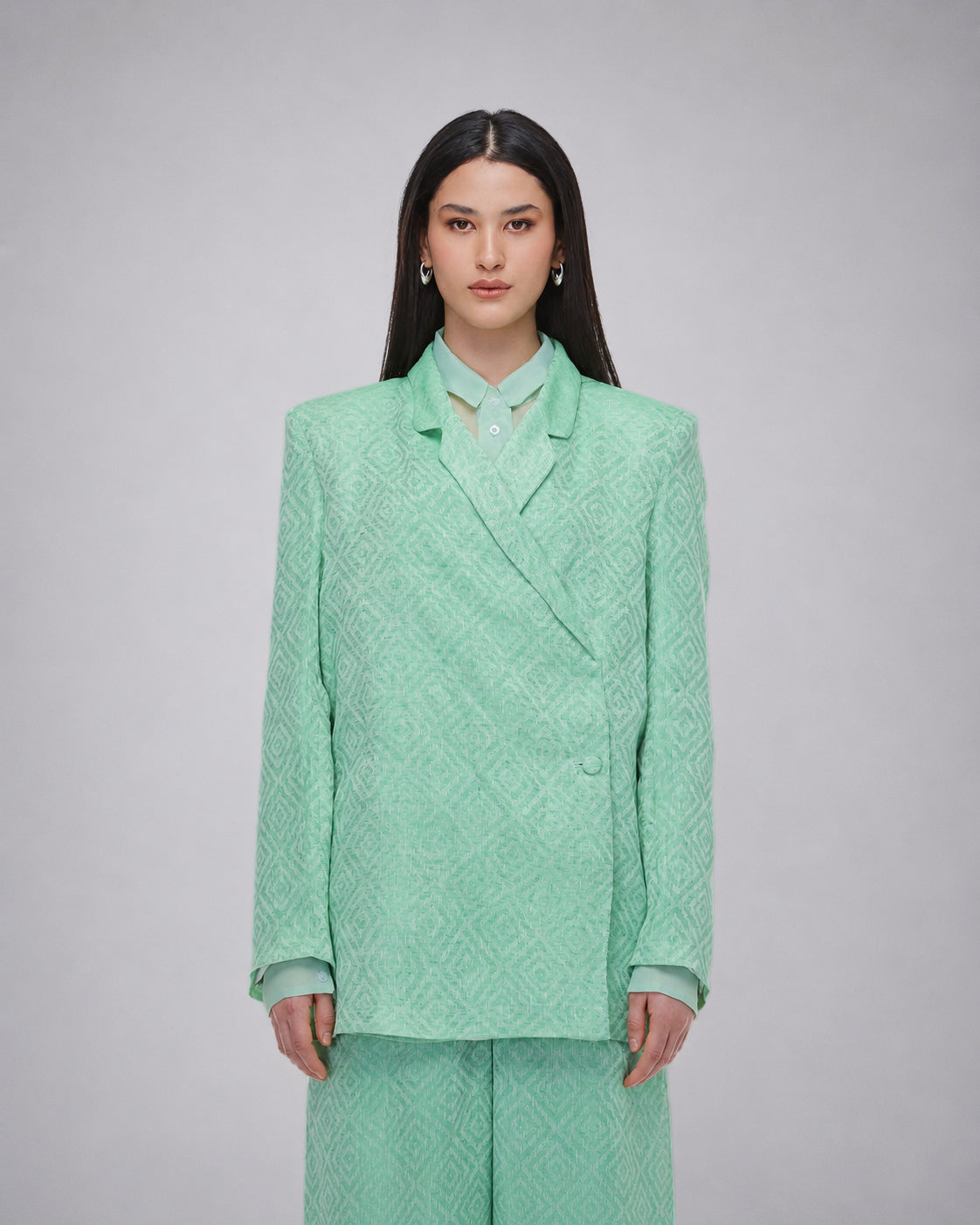 Mint Architectural Suit Set