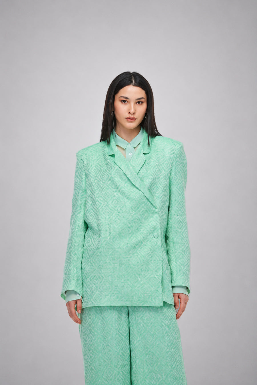 Mint Architectural Suit Set