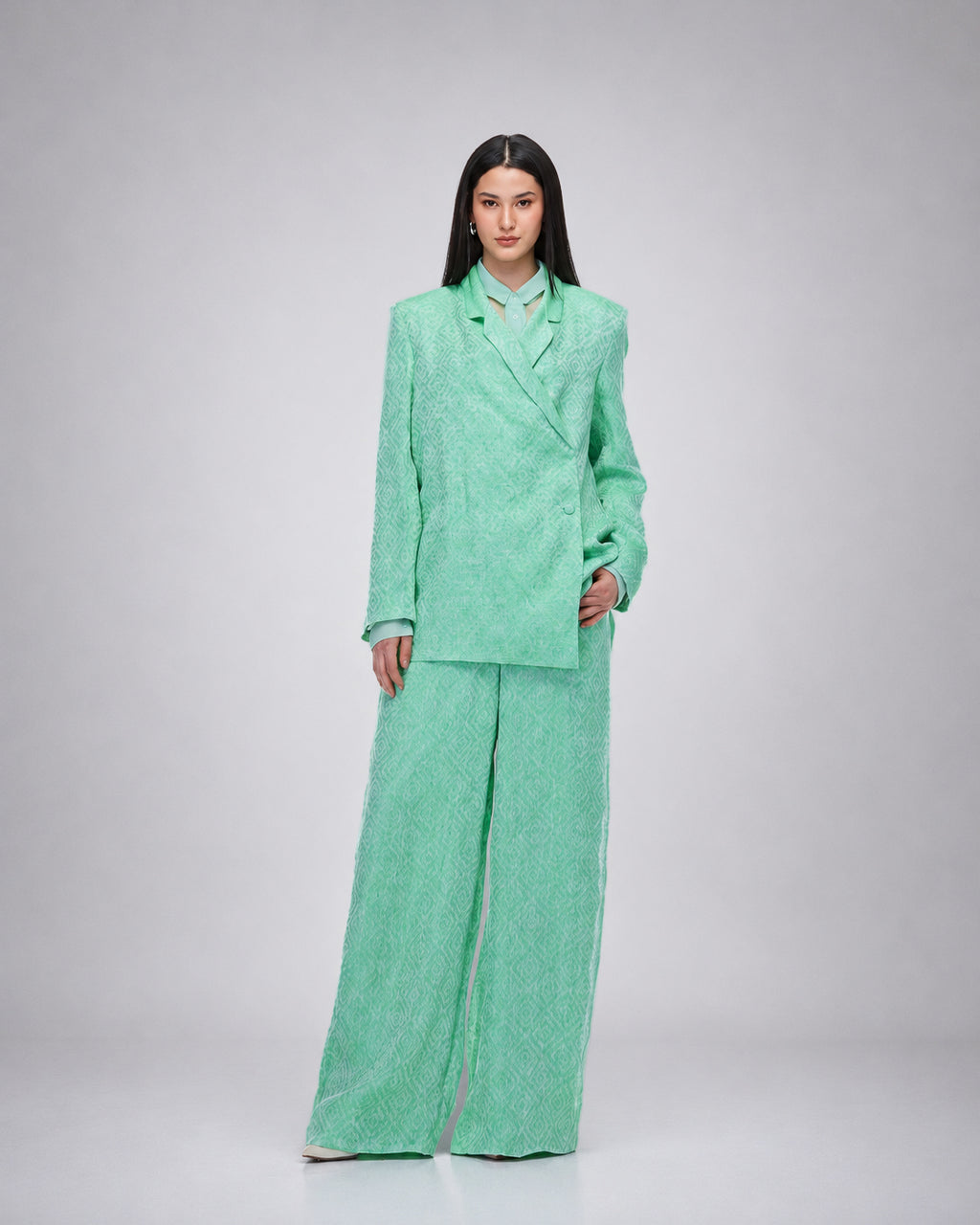 Mint Architectural Suit Set