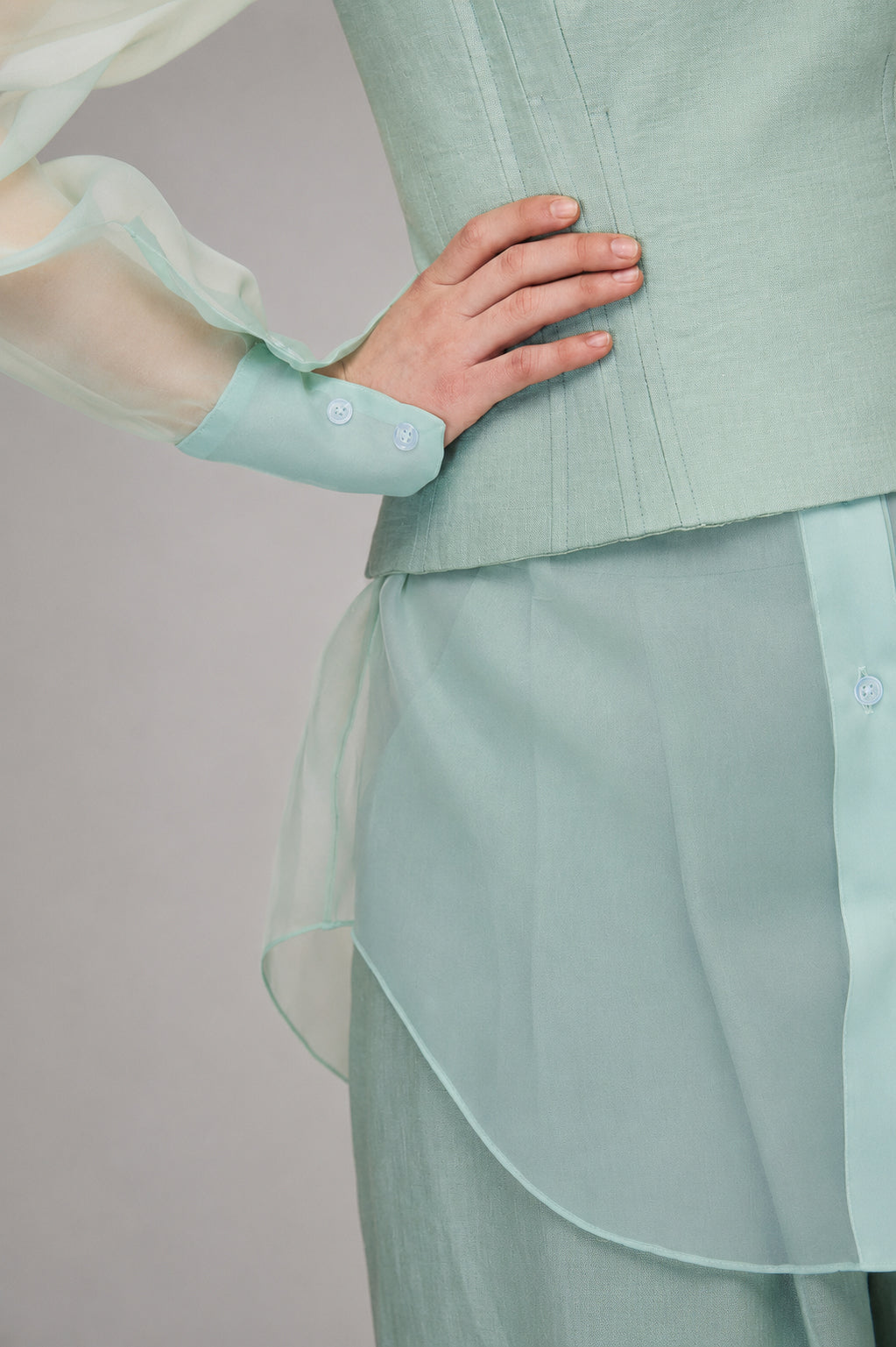 Ethereal Mint Pantsuit