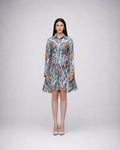 Ikat Silhouette Dress