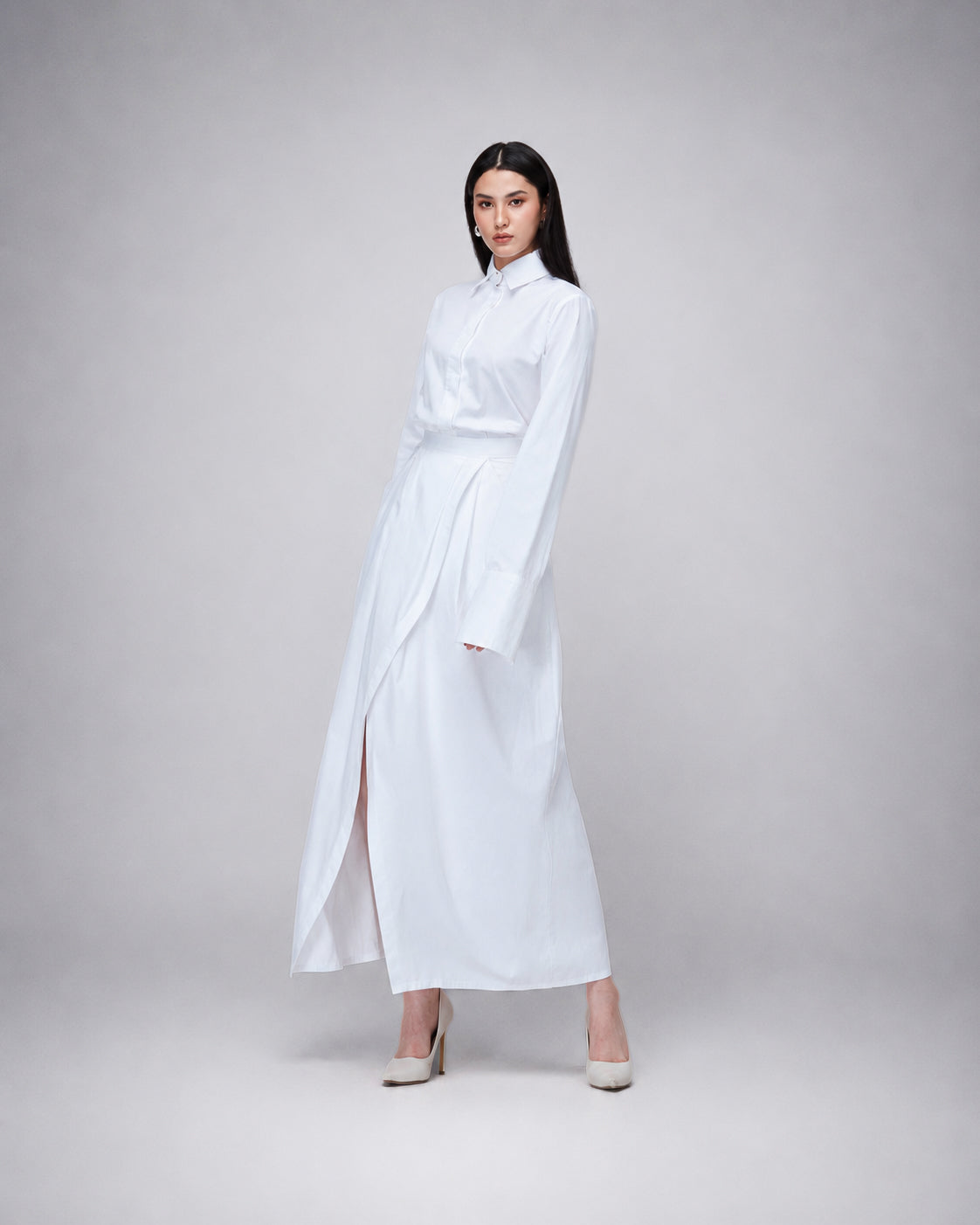 White Skirt Set