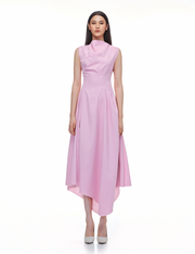 Pink Aura Midi Dress